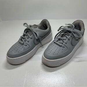 Women’s Nike Gray Air Force 1 Sneakers size 6.5